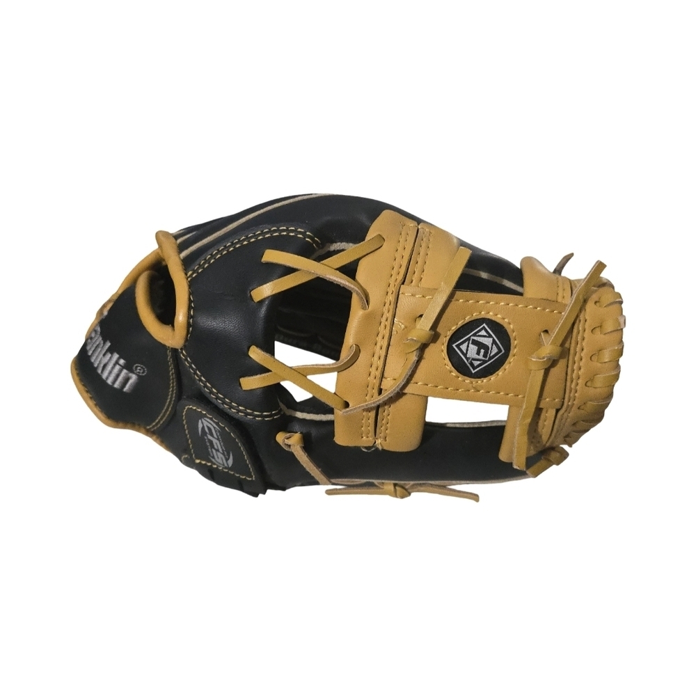 Franklin Fieldmaster Yputh Black and Tan Baseball Glove - Picture 7 of 8
